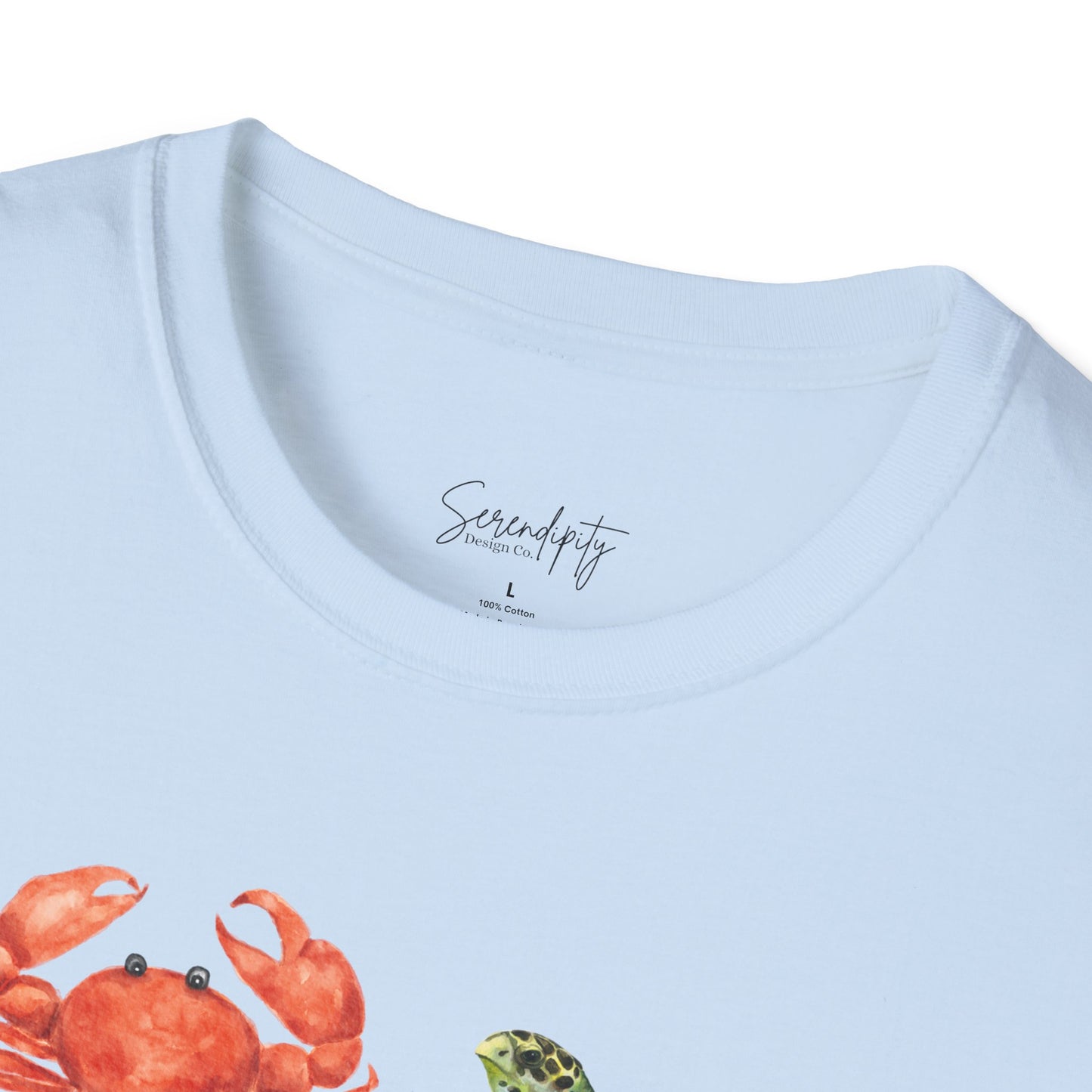 Ocean Creatures Soft Style Tee