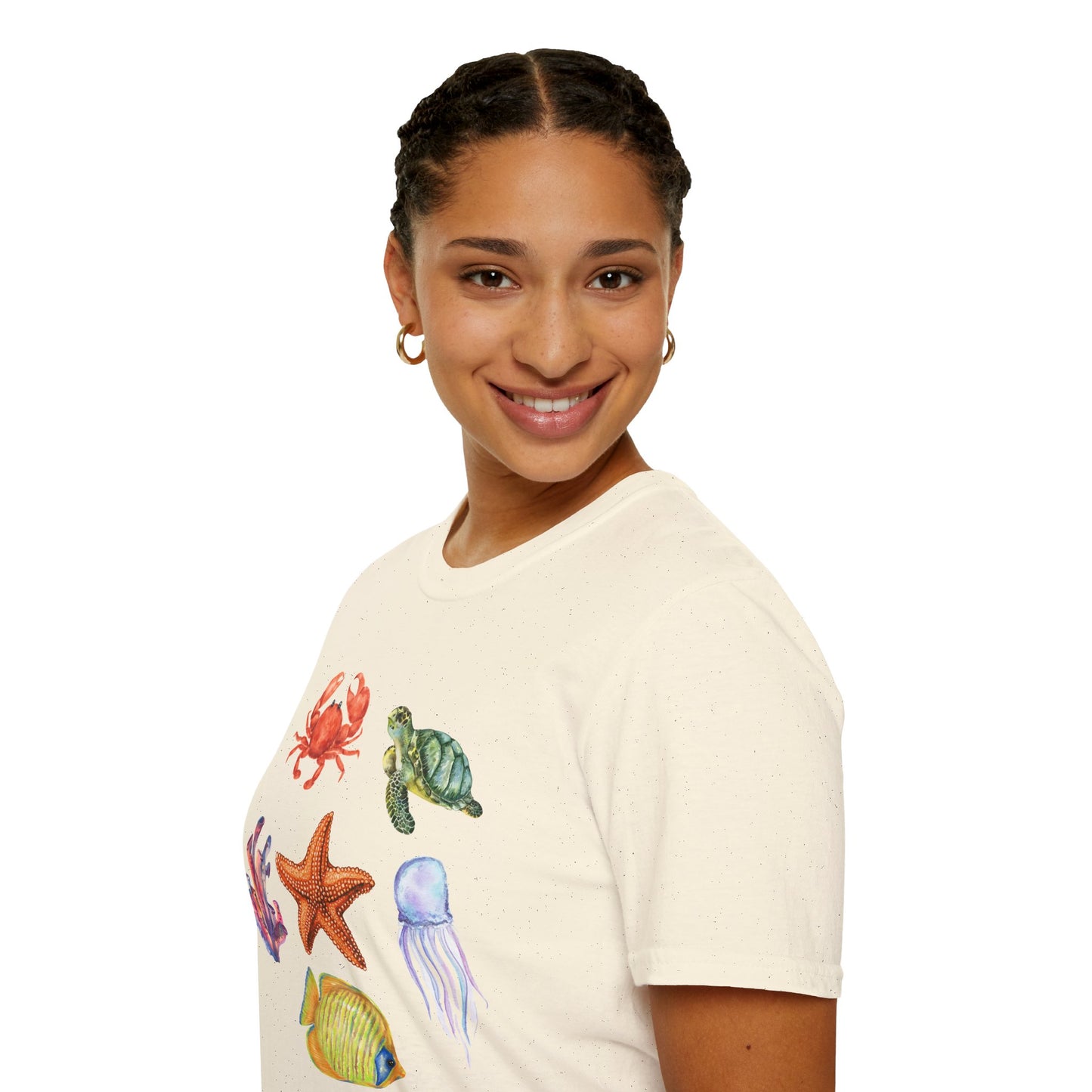 Ocean Creatures Soft Style Tee