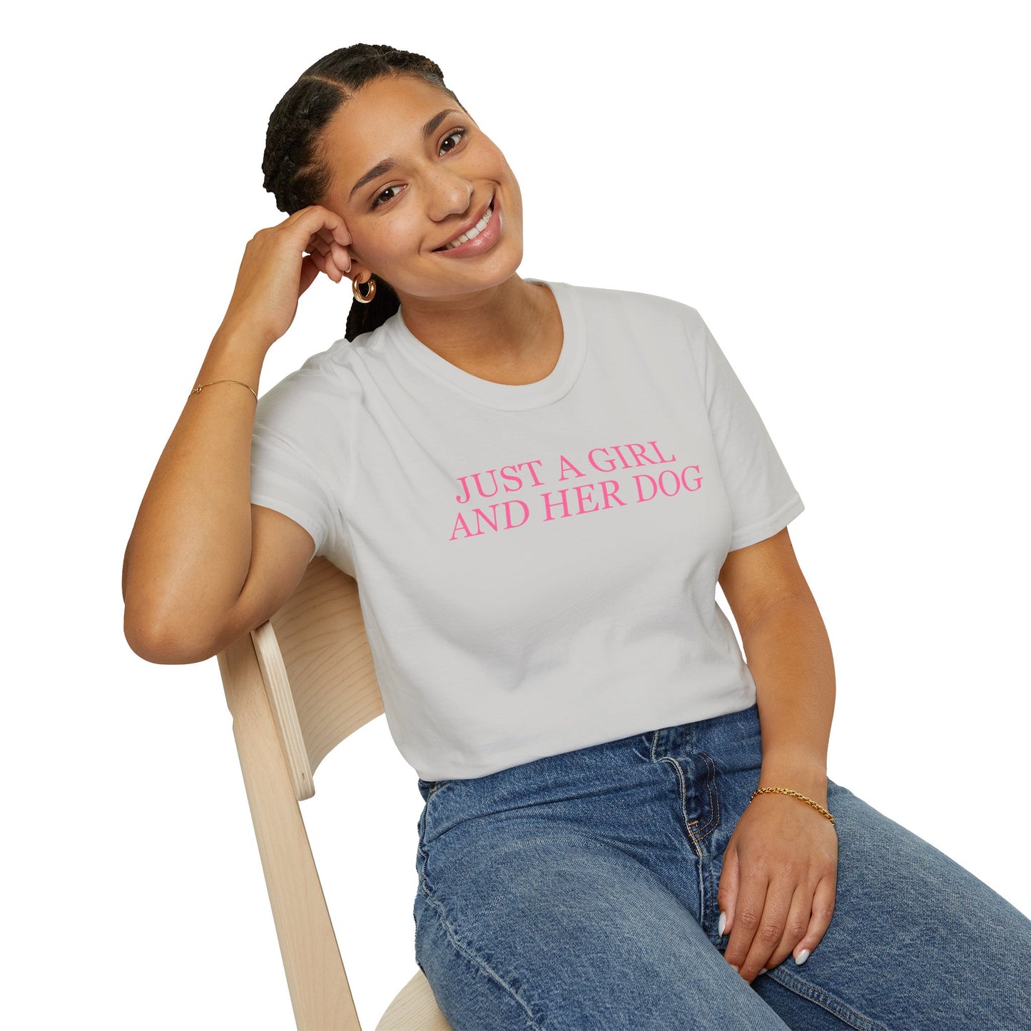 Just a Girl and Her Dog Soft Style Tee