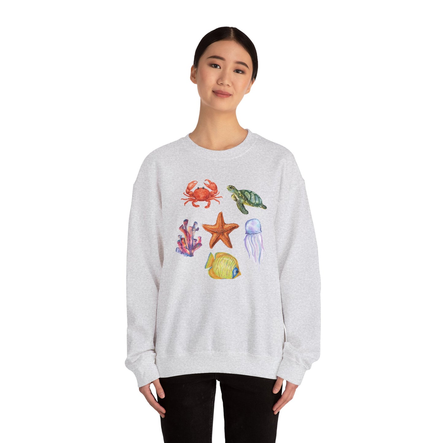 Ocean Creatures Crewneck Sweatshirt