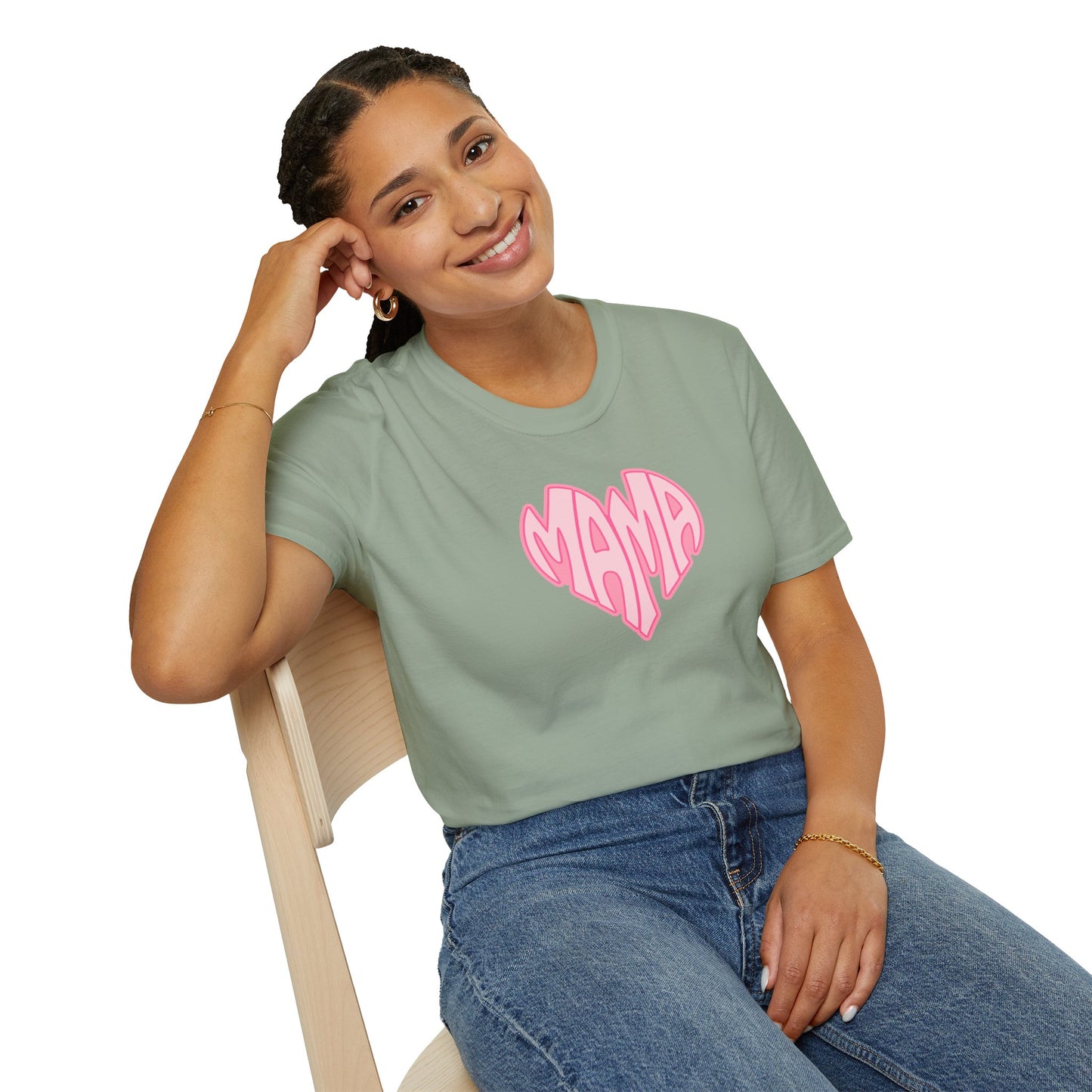 Mama Heart Soft Style Tee