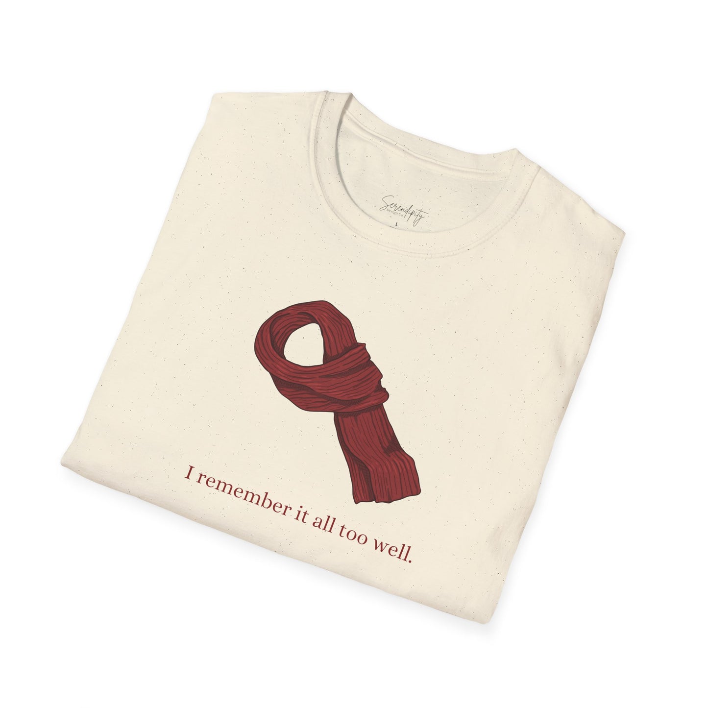 Red Scarf Soft Style Tee