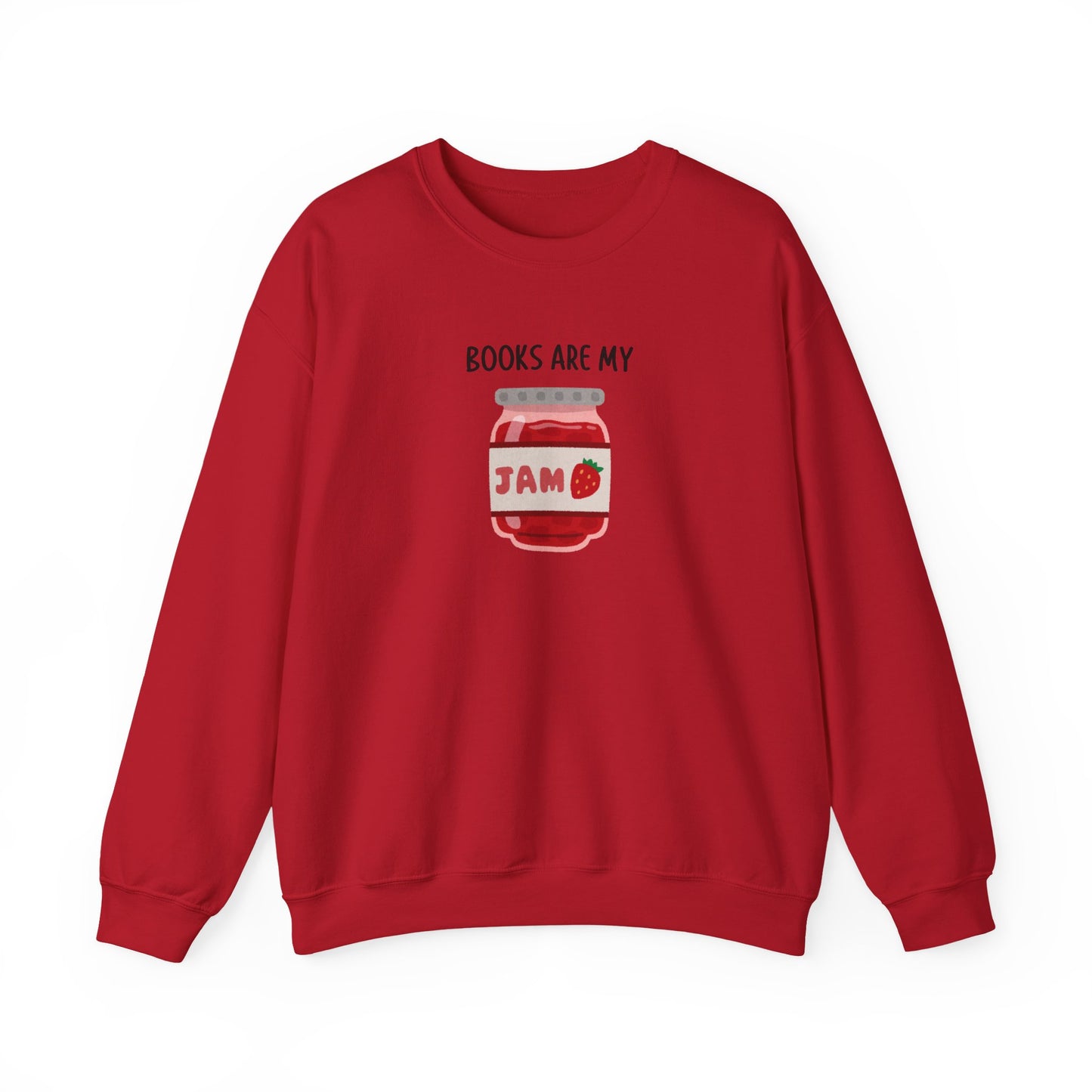 Books Are My Jam Crewneck Sweatshirt