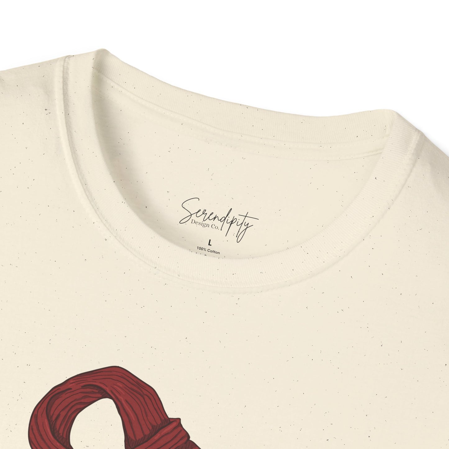 Red Scarf Soft Style Tee