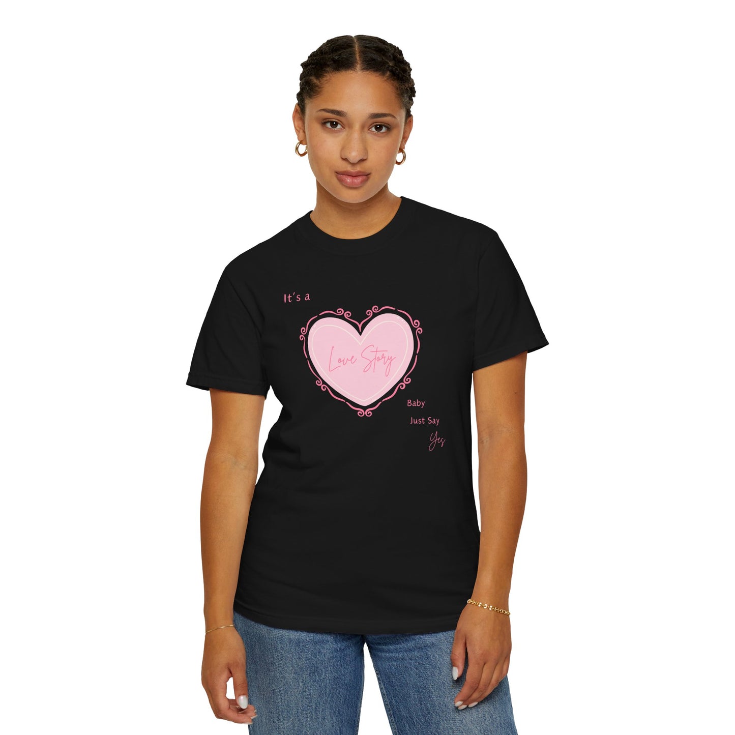 Love Story Coquette Comfort Colors Tee
