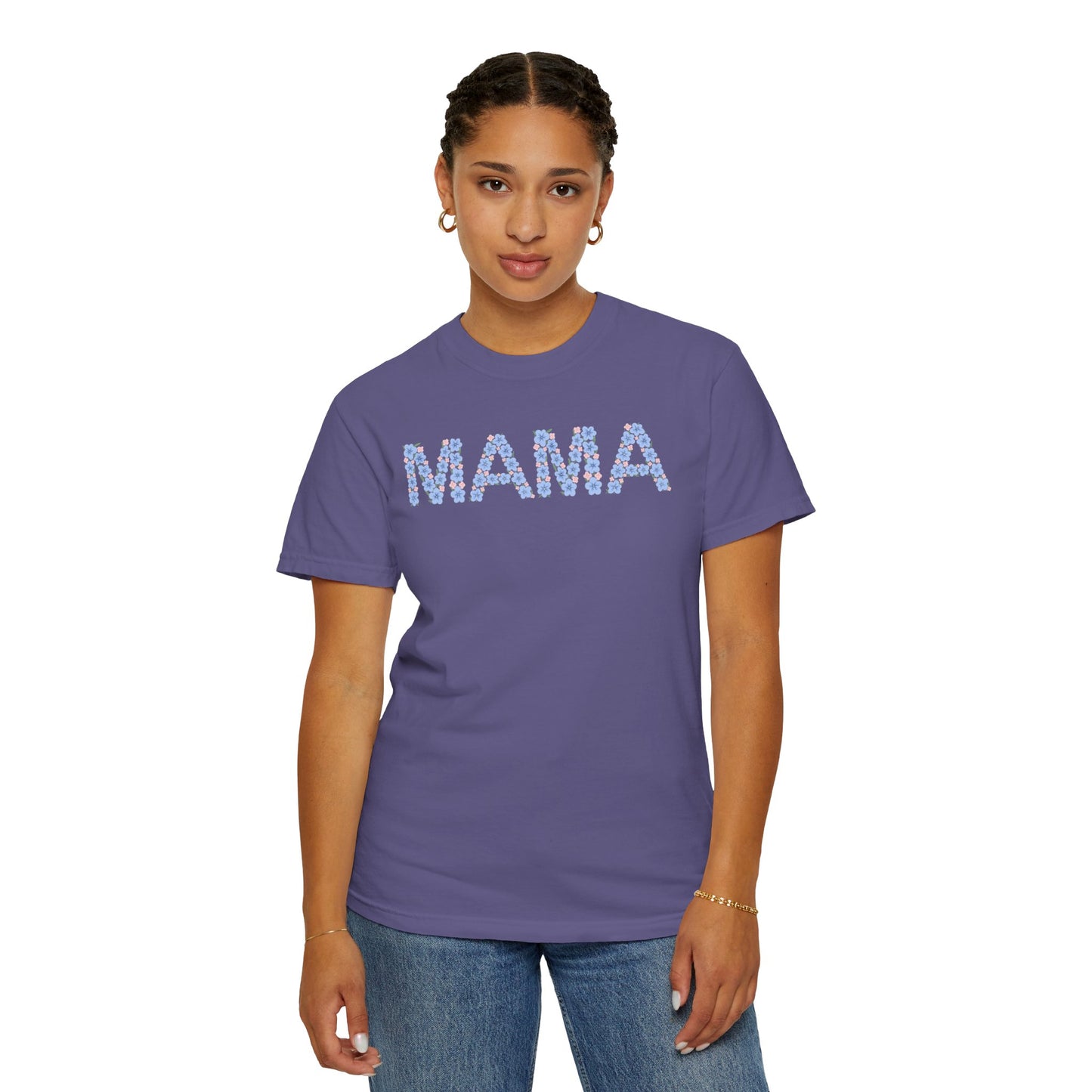 Mama Floral Comfort Colors Tee