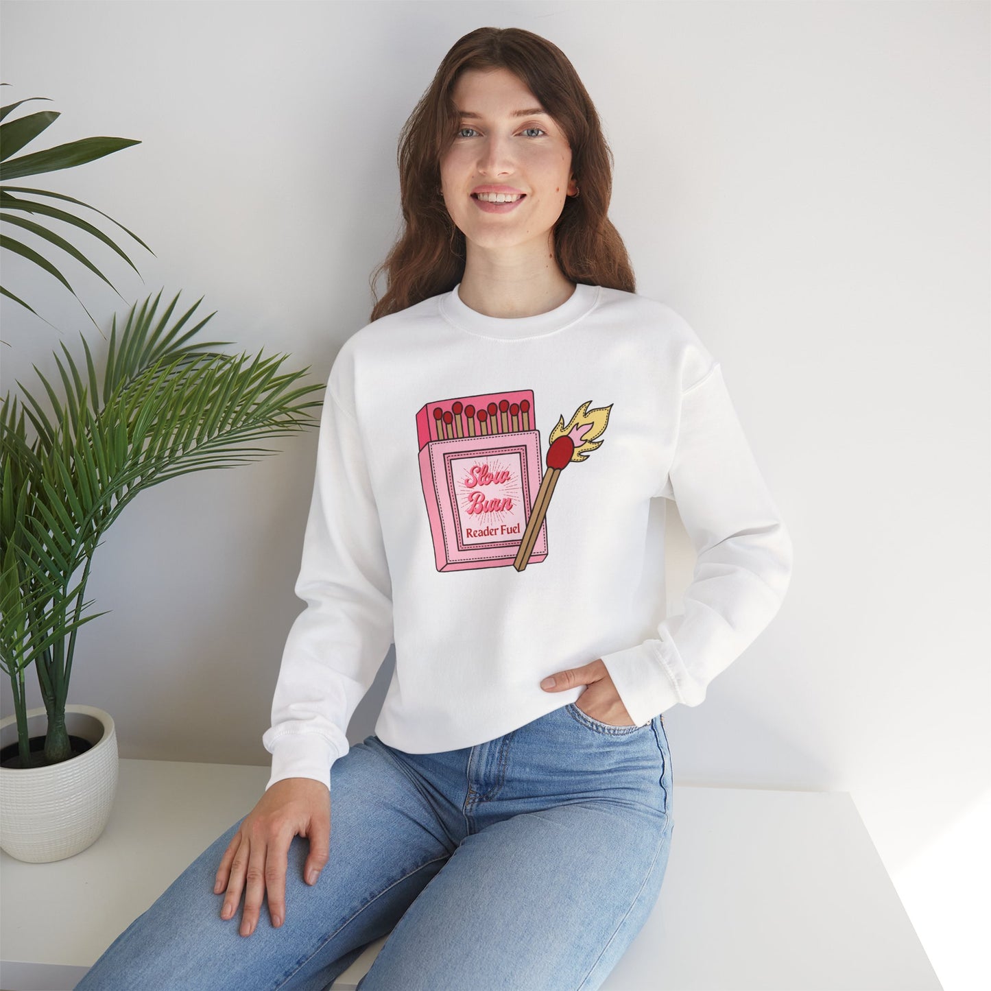 Slow Burn Matches Crewneck Sweatshirt