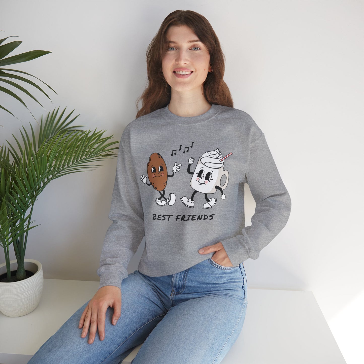 Milk & Cookies Best Friends Crewneck Sweatshirt
