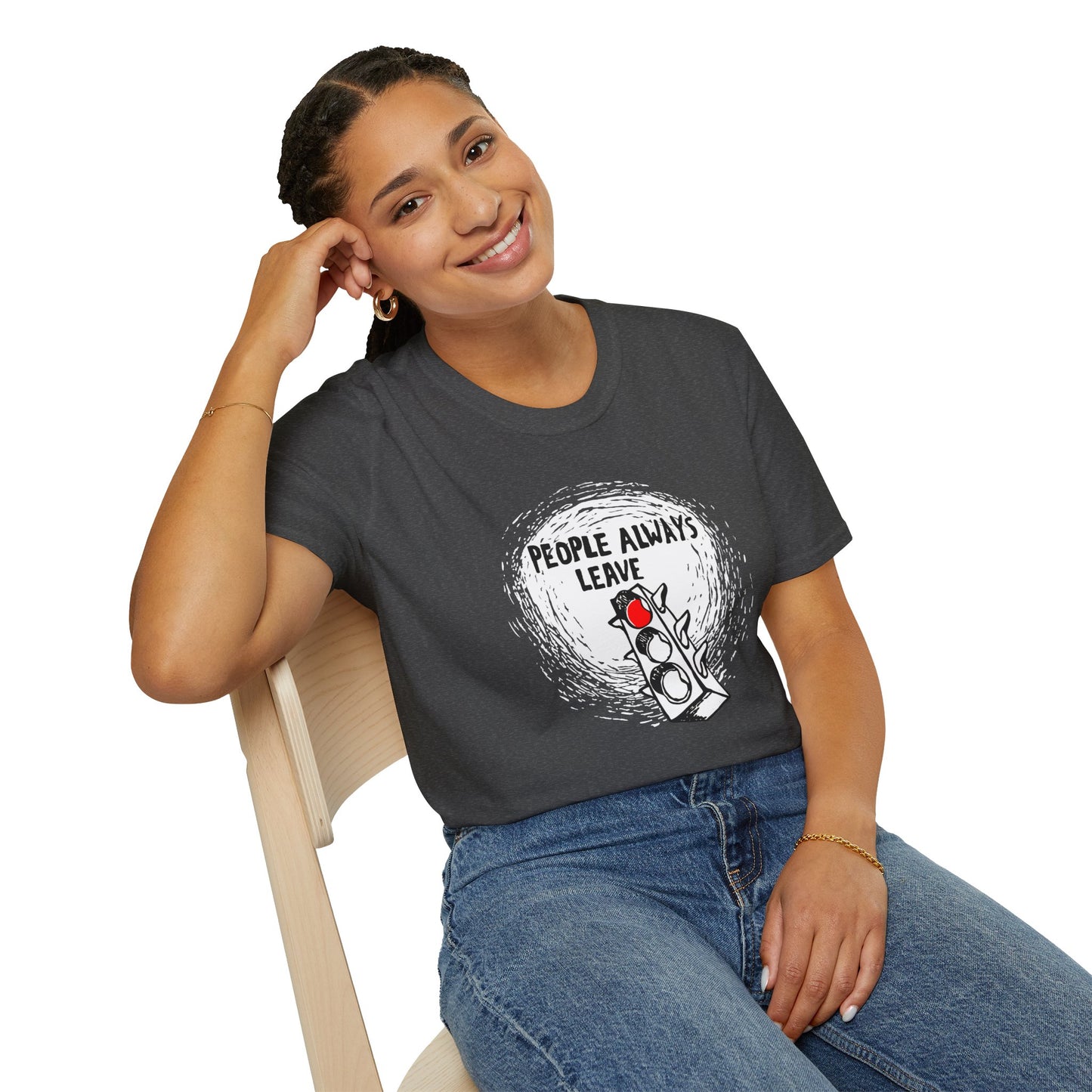 People Always Leave Soft Style Tee