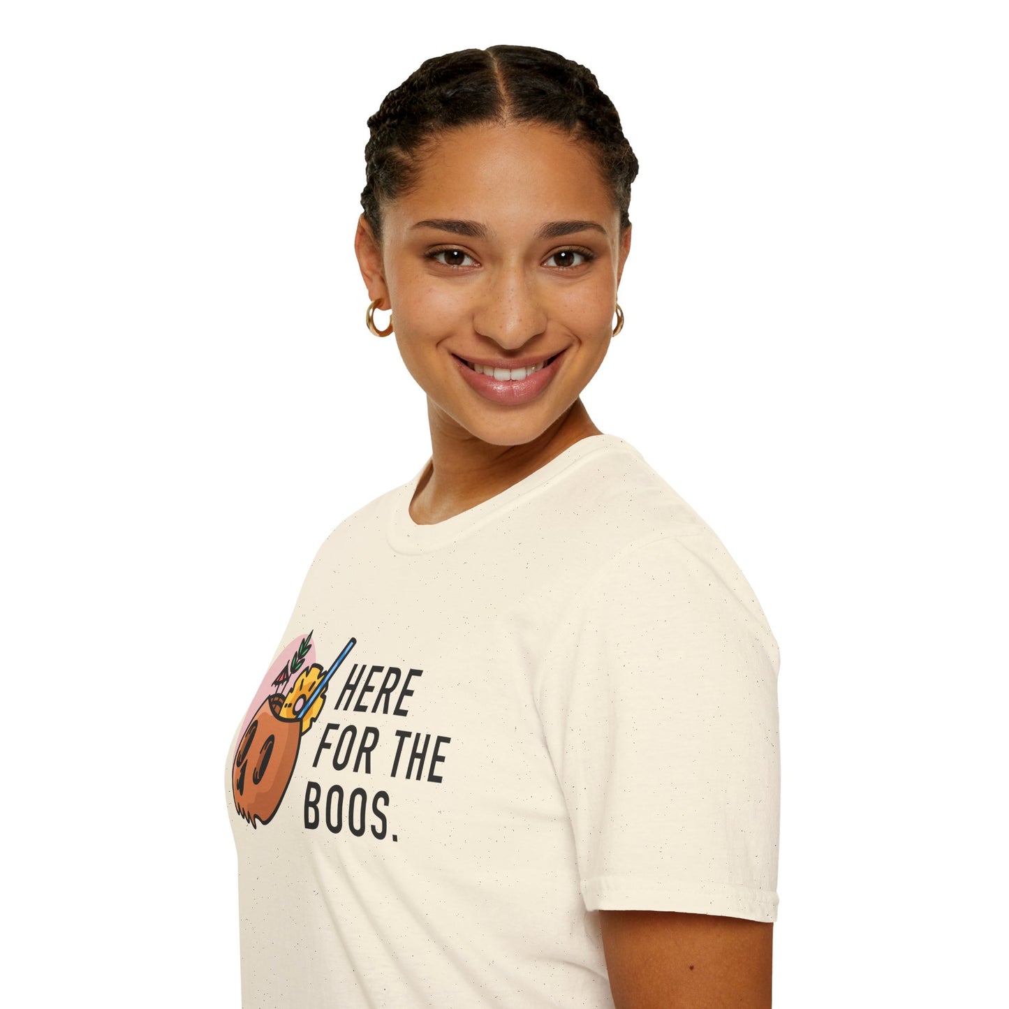 Here For The Boos Soft Style Tee