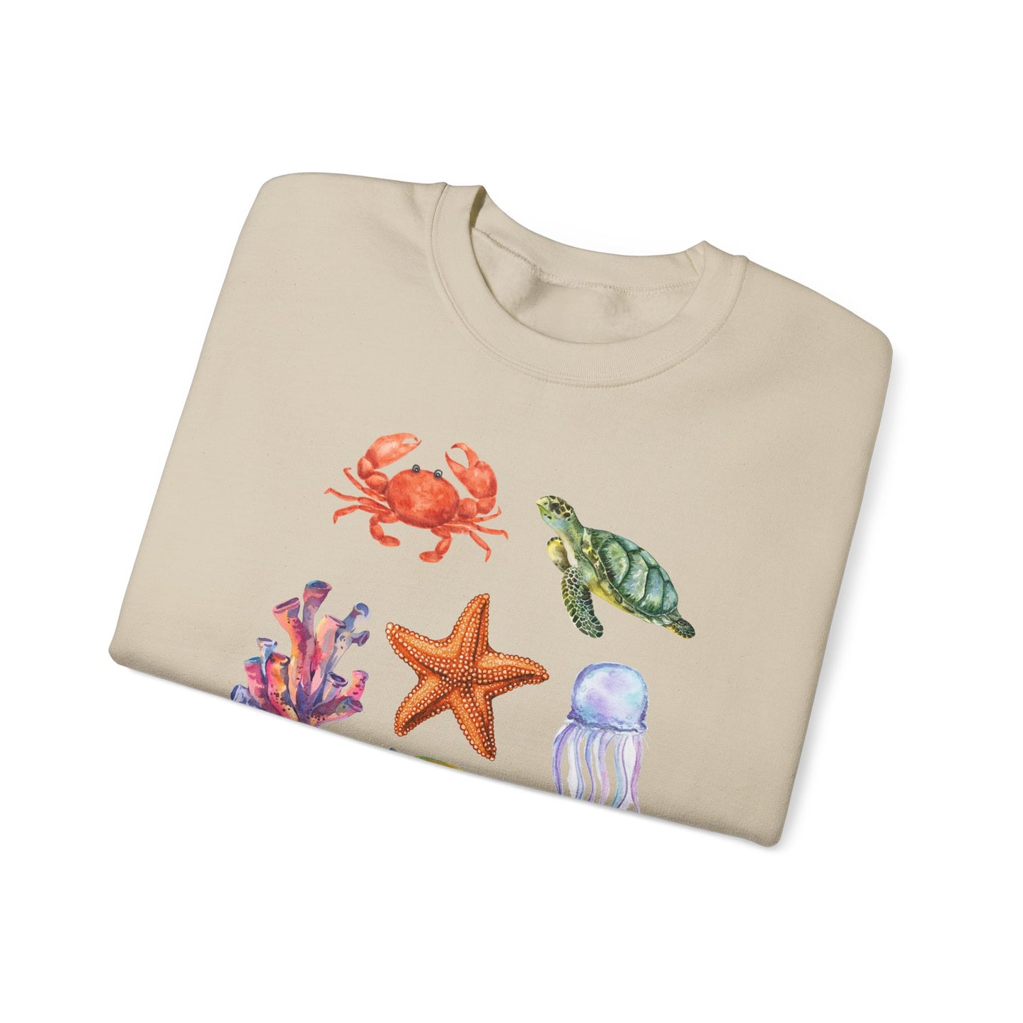 Ocean Creatures Crewneck Sweatshirt