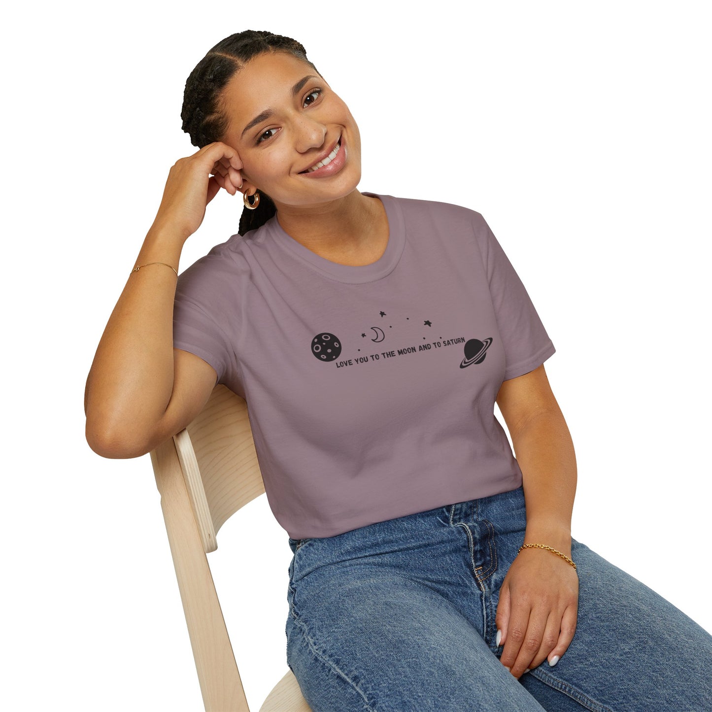 Love You to the Moon and to Saturn Soft Style Tee