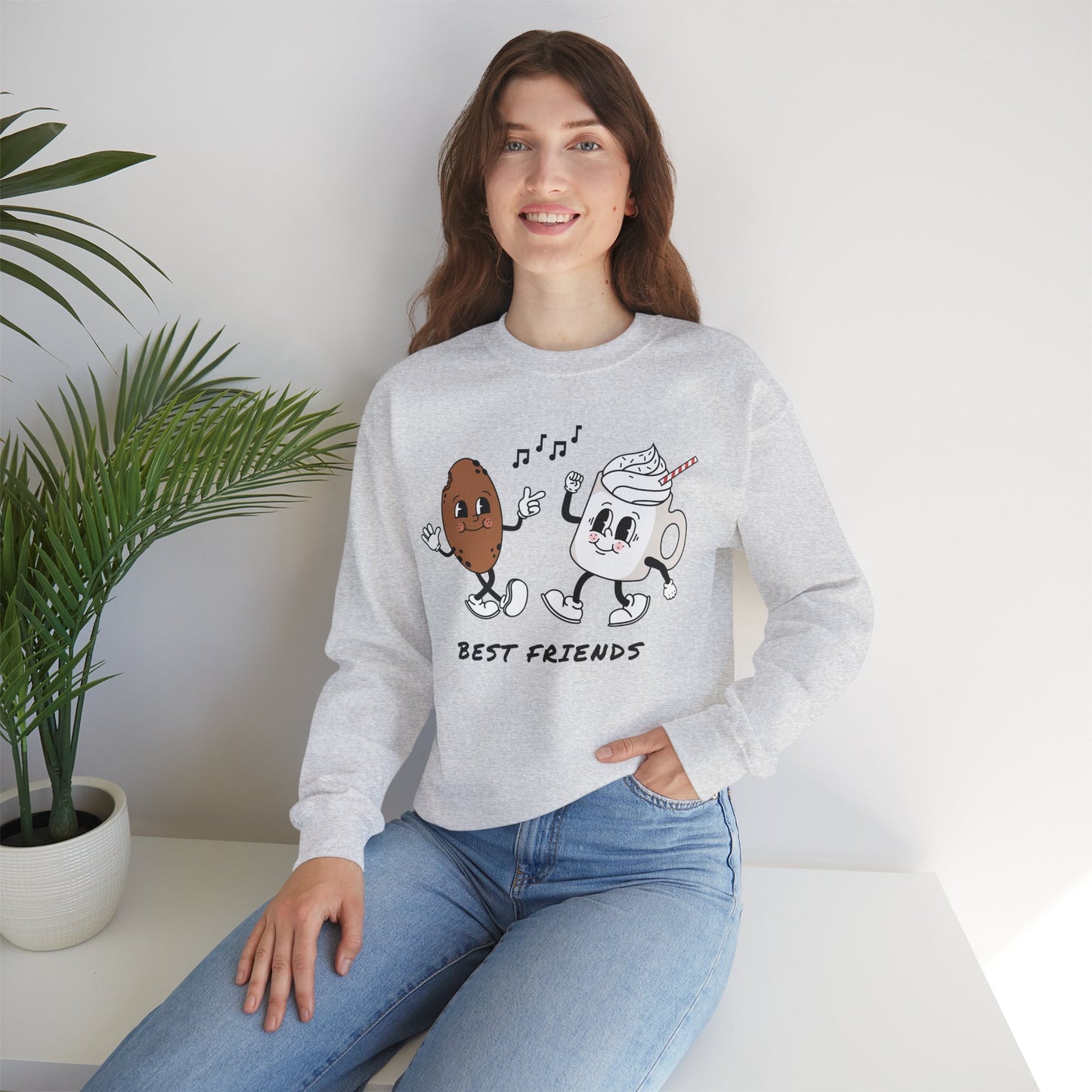 Milk & Cookies Best Friends Crewneck Sweatshirt