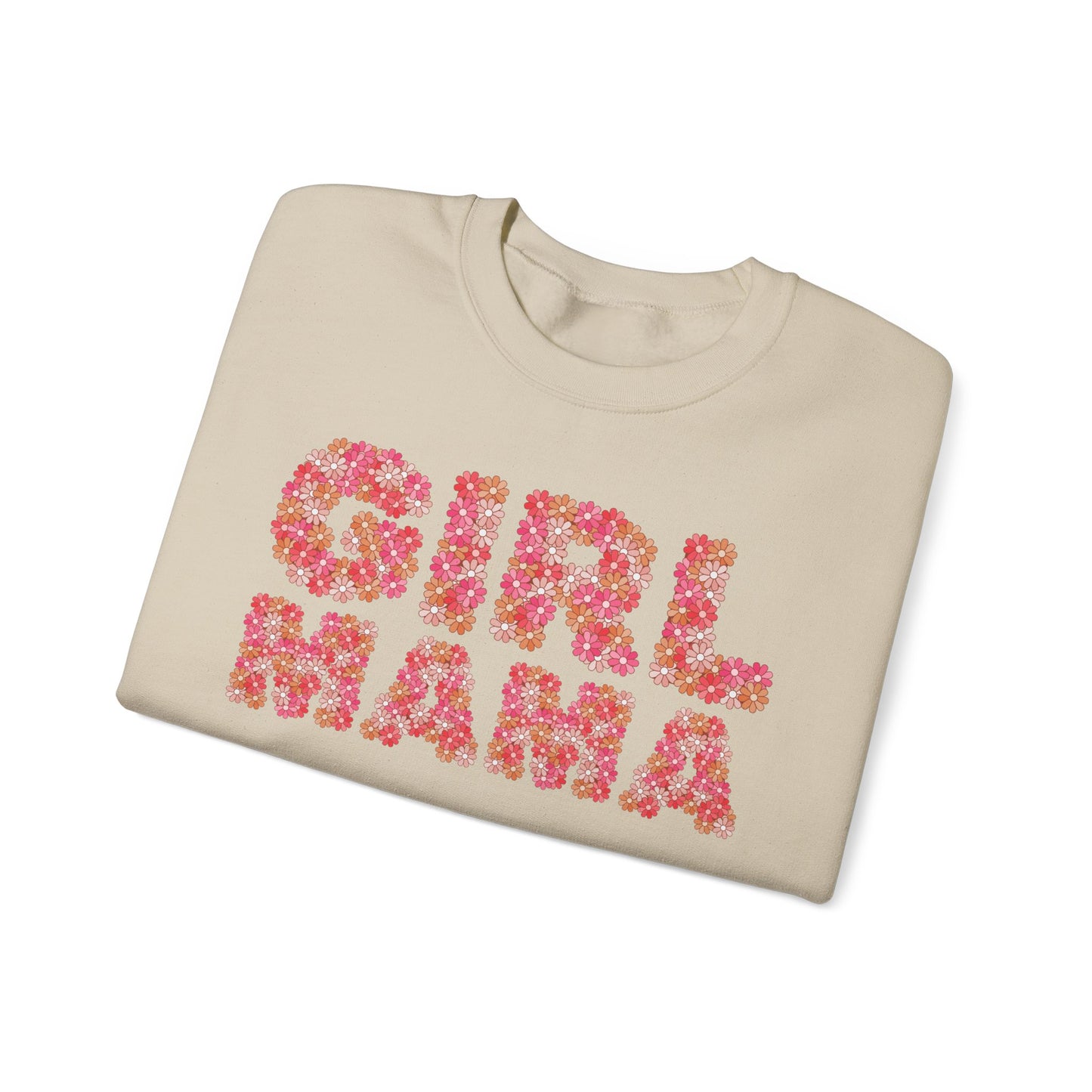 Girl Mama Floral Crewneck Sweatshirt