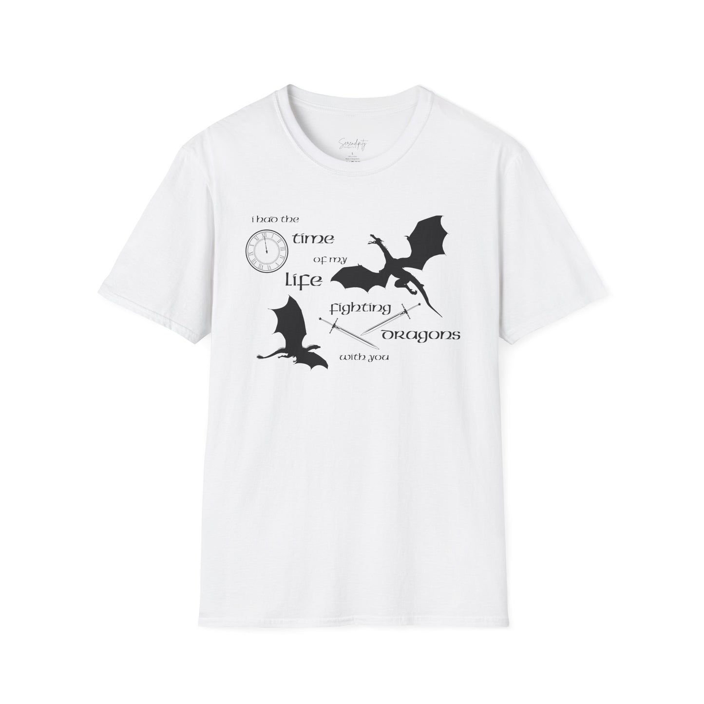 Fighting Dragons With You Soft Style Tee