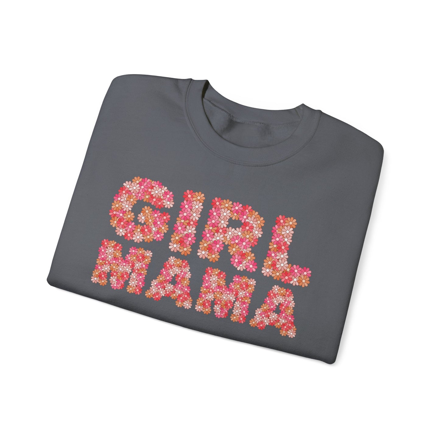 Girl Mama Floral Crewneck Sweatshirt