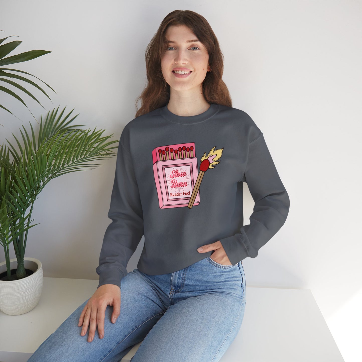 Slow Burn Matches Crewneck Sweatshirt