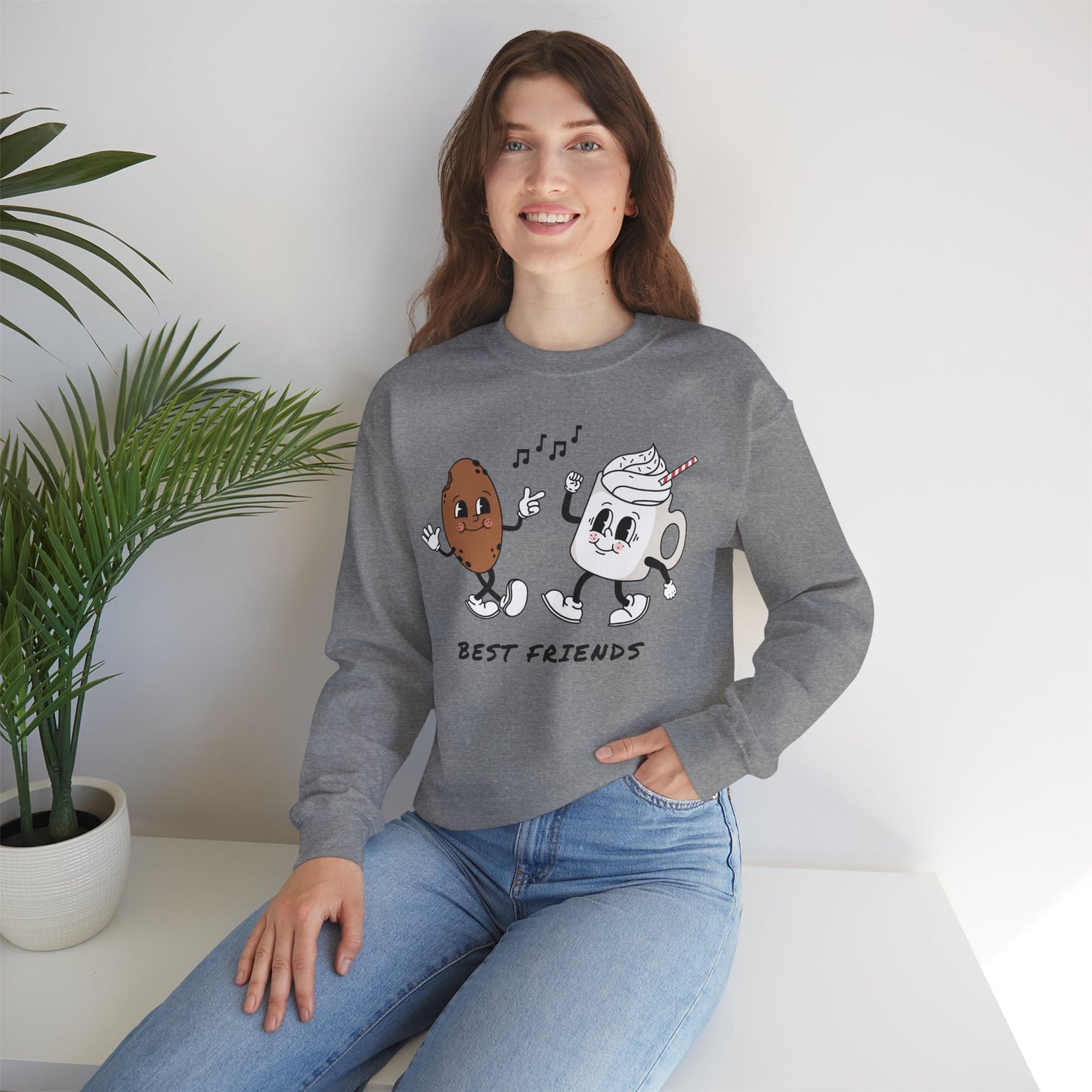 Milk & Cookies Best Friends Crewneck Sweatshirt