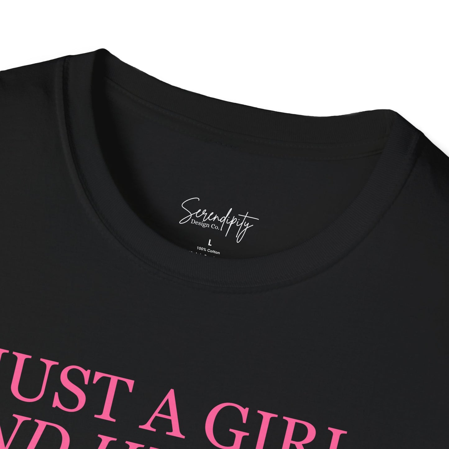 Just a Girl and Her Dog Soft Style Tee