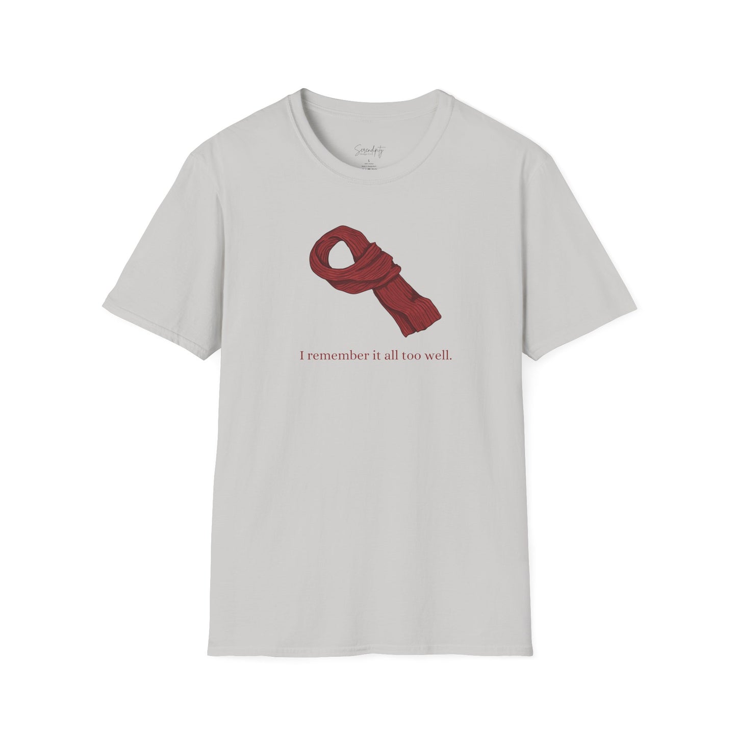 Red Scarf Soft Style Tee