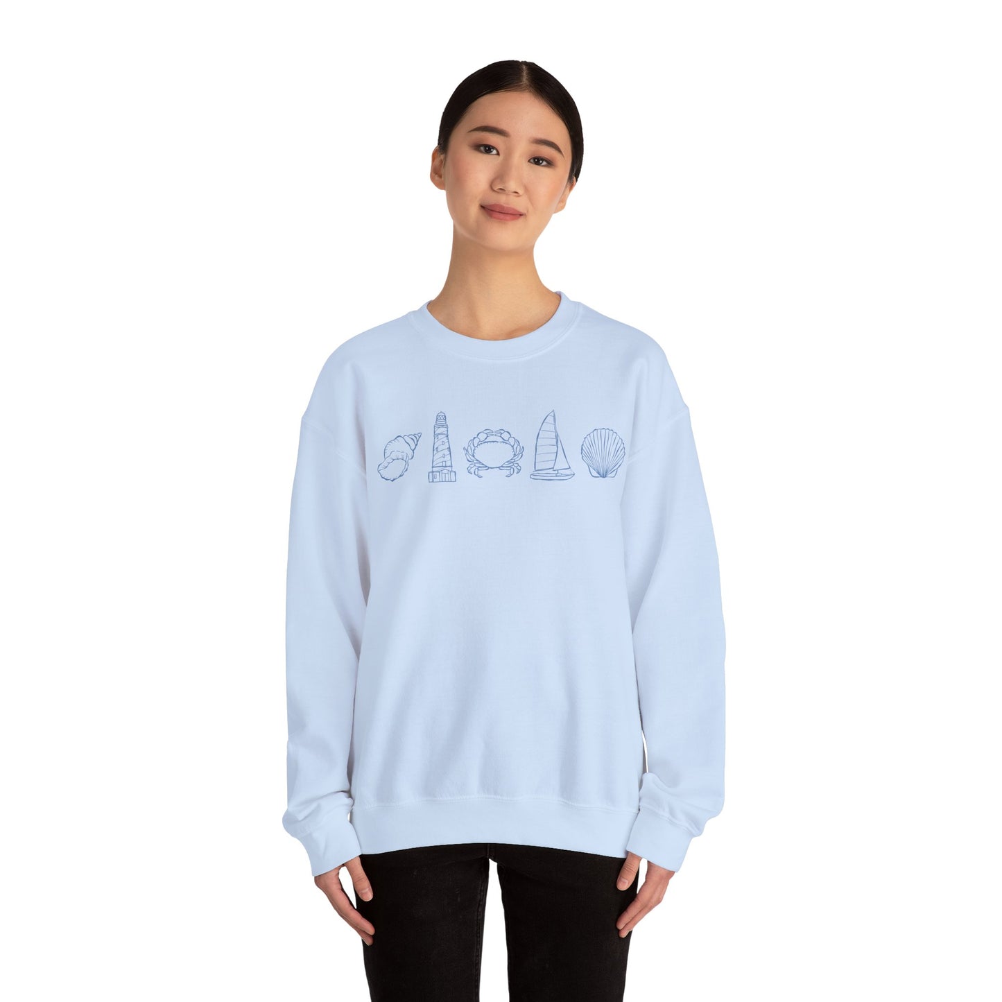 New England Aesthetic Crewneck Sweatshirt