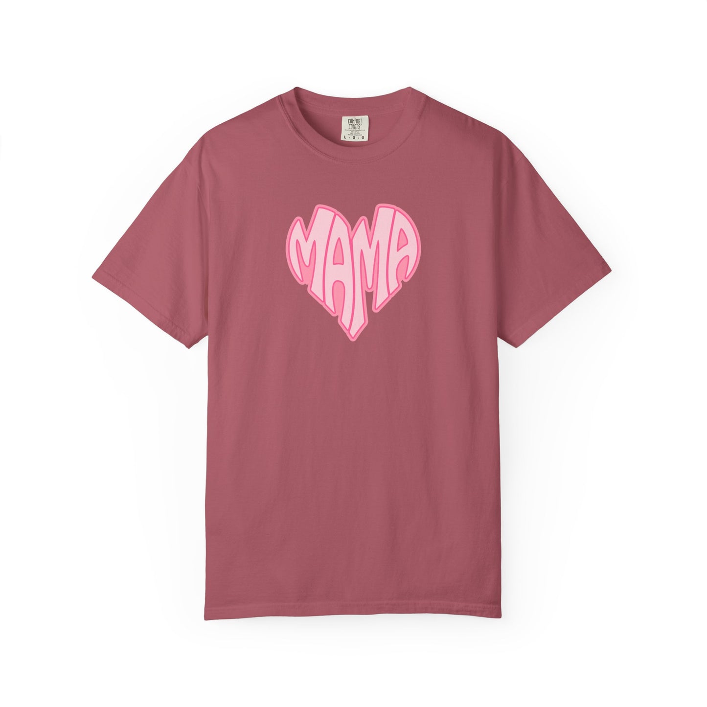 Mama Heart Comfort Colors Tee