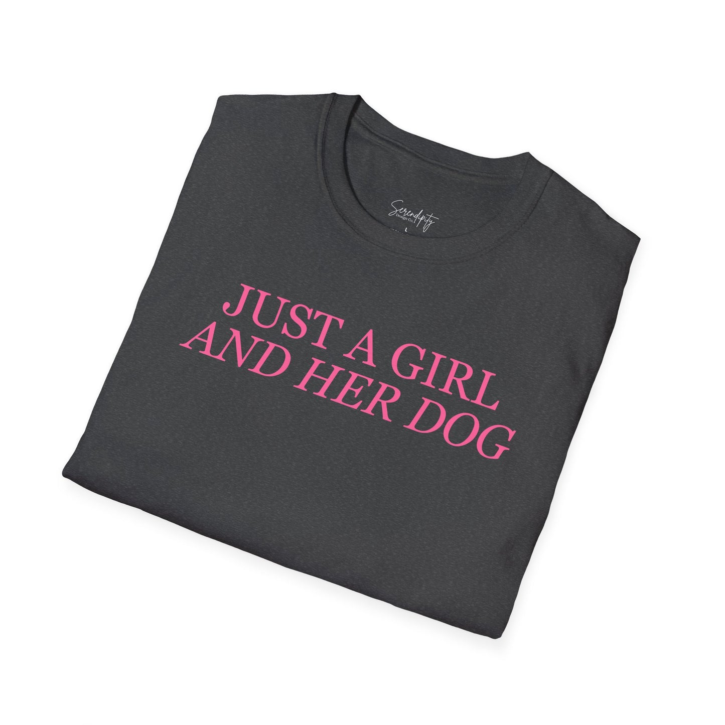 Just a Girl and Her Dog Soft Style Tee