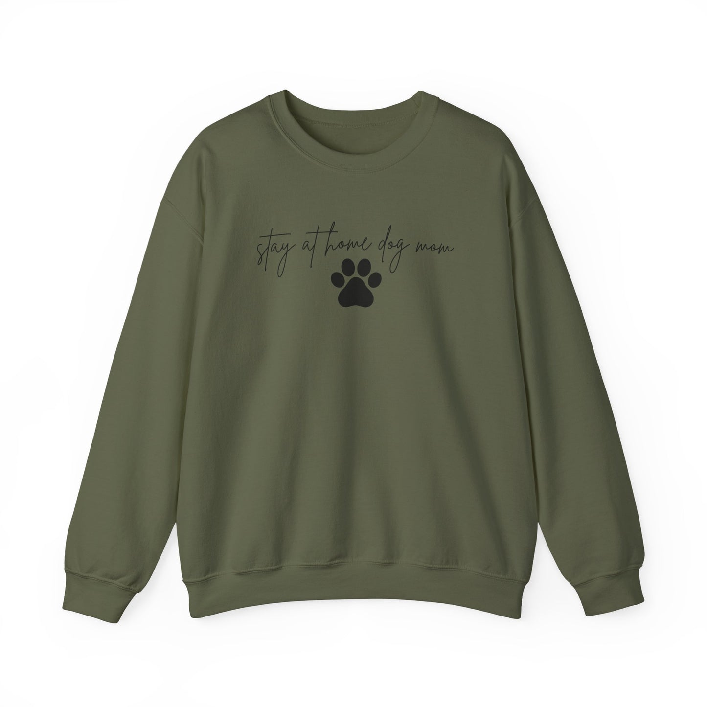 Stay At Home Dog Mom Crewneck Sweatshirt