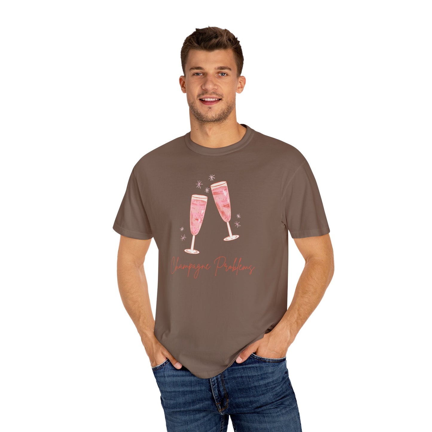 Champagne Problems Comfort Colors Tee