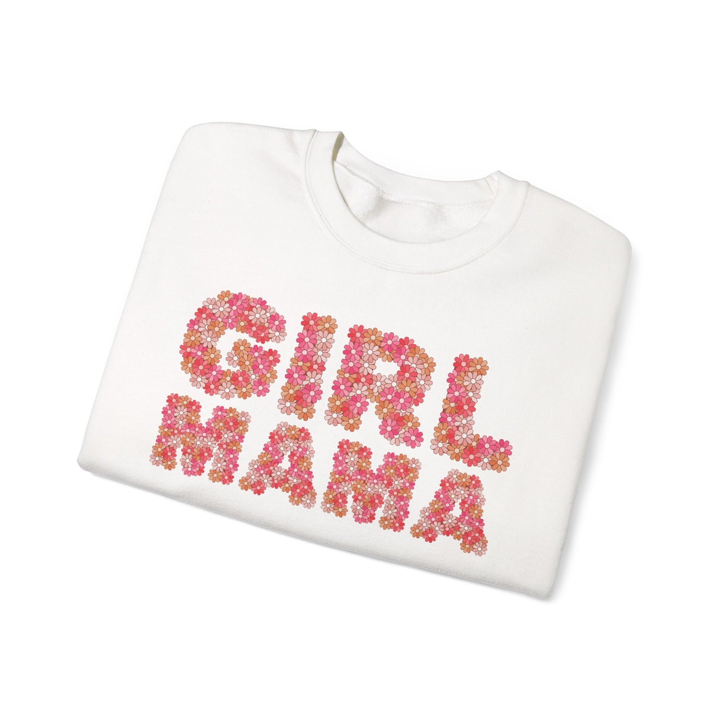 Girl Mama Floral Crewneck Sweatshirt