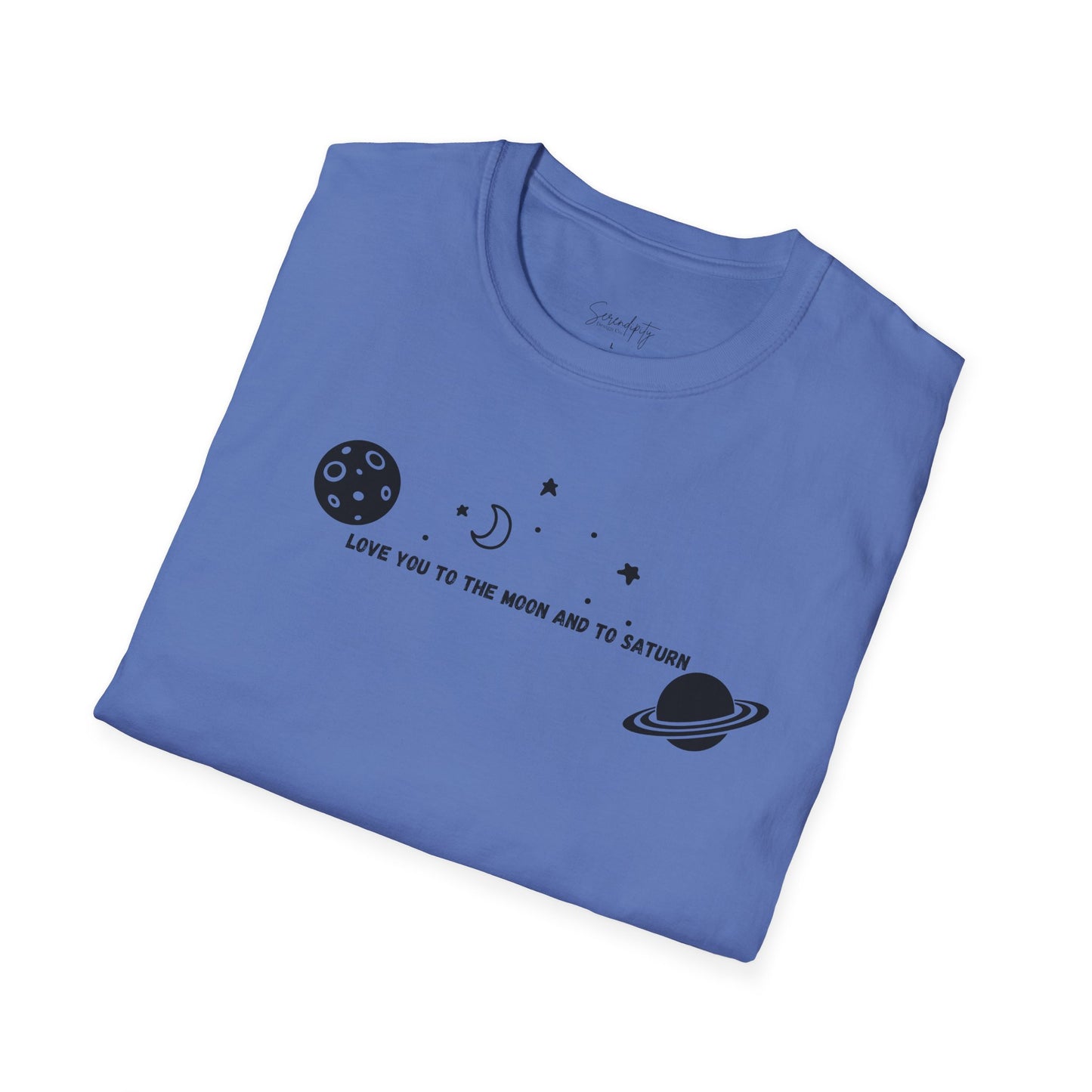 Love You to the Moon and to Saturn Soft Style Tee