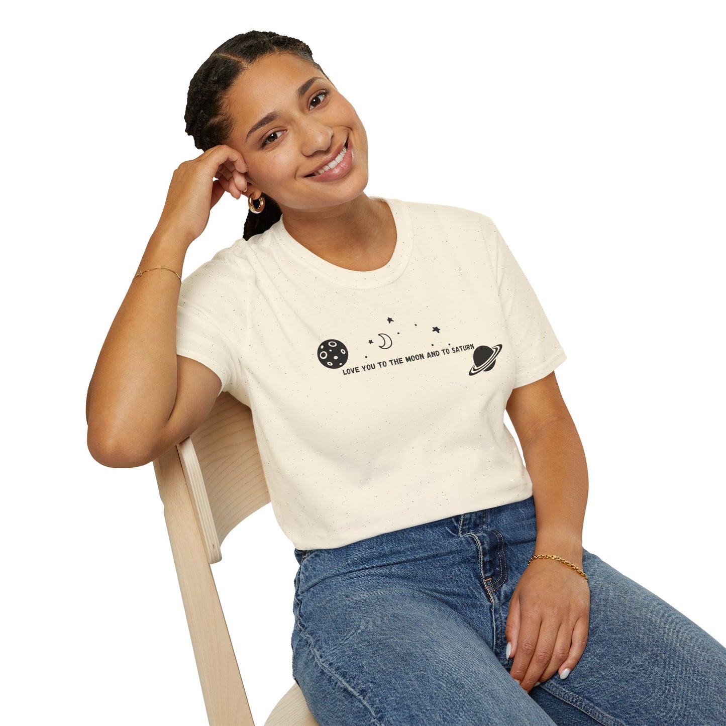 Love You to the Moon and to Saturn Soft Style Tee