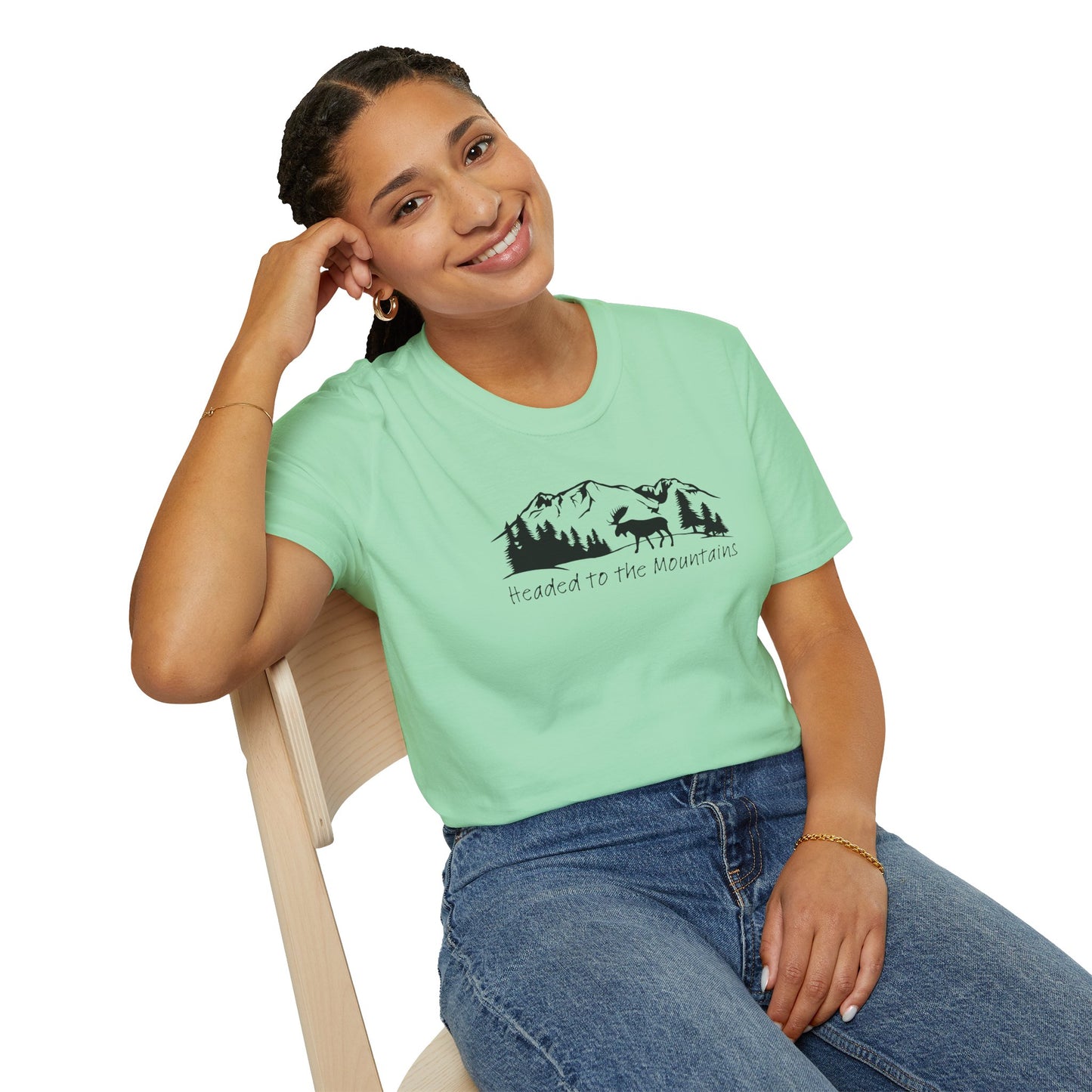 Headed to the Mountains Soft Style Tee