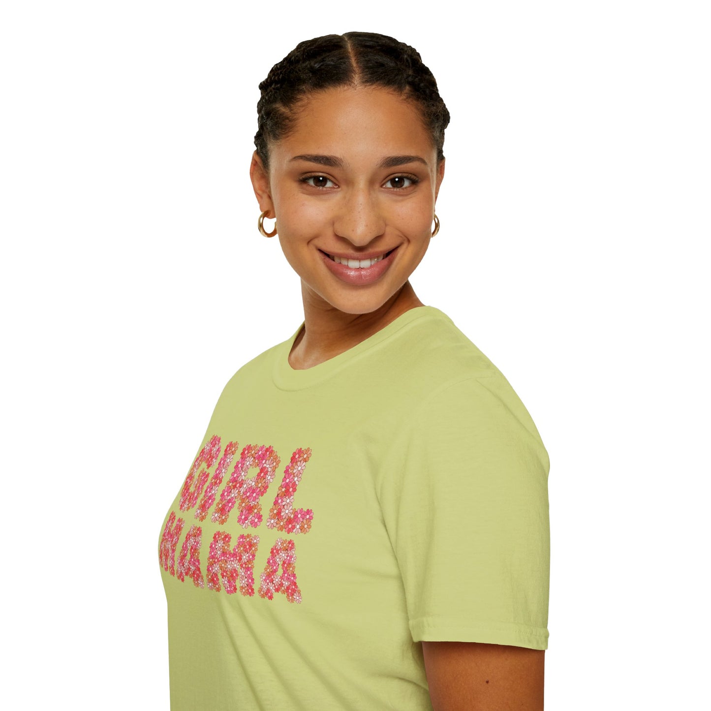 Girl Mama Retro Floral Soft Style Tee