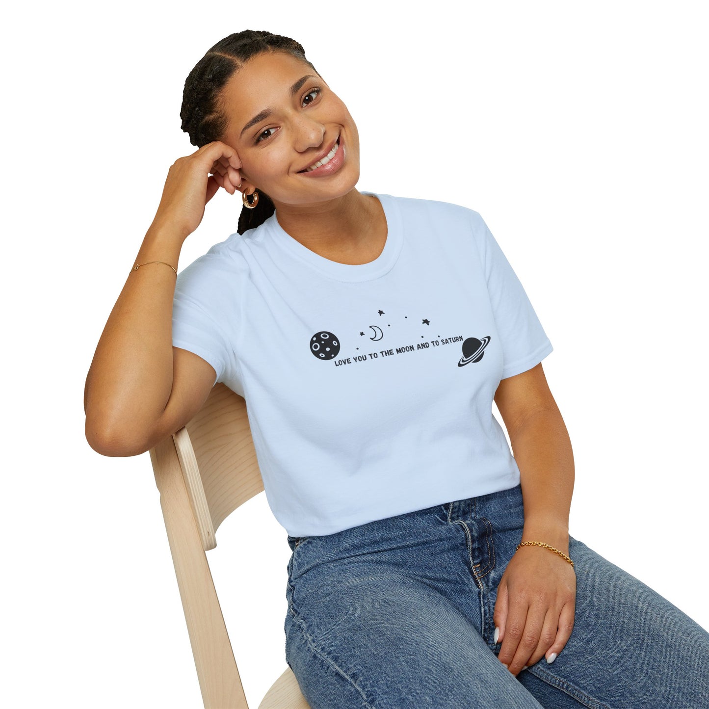 Love You to the Moon and to Saturn Soft Style Tee