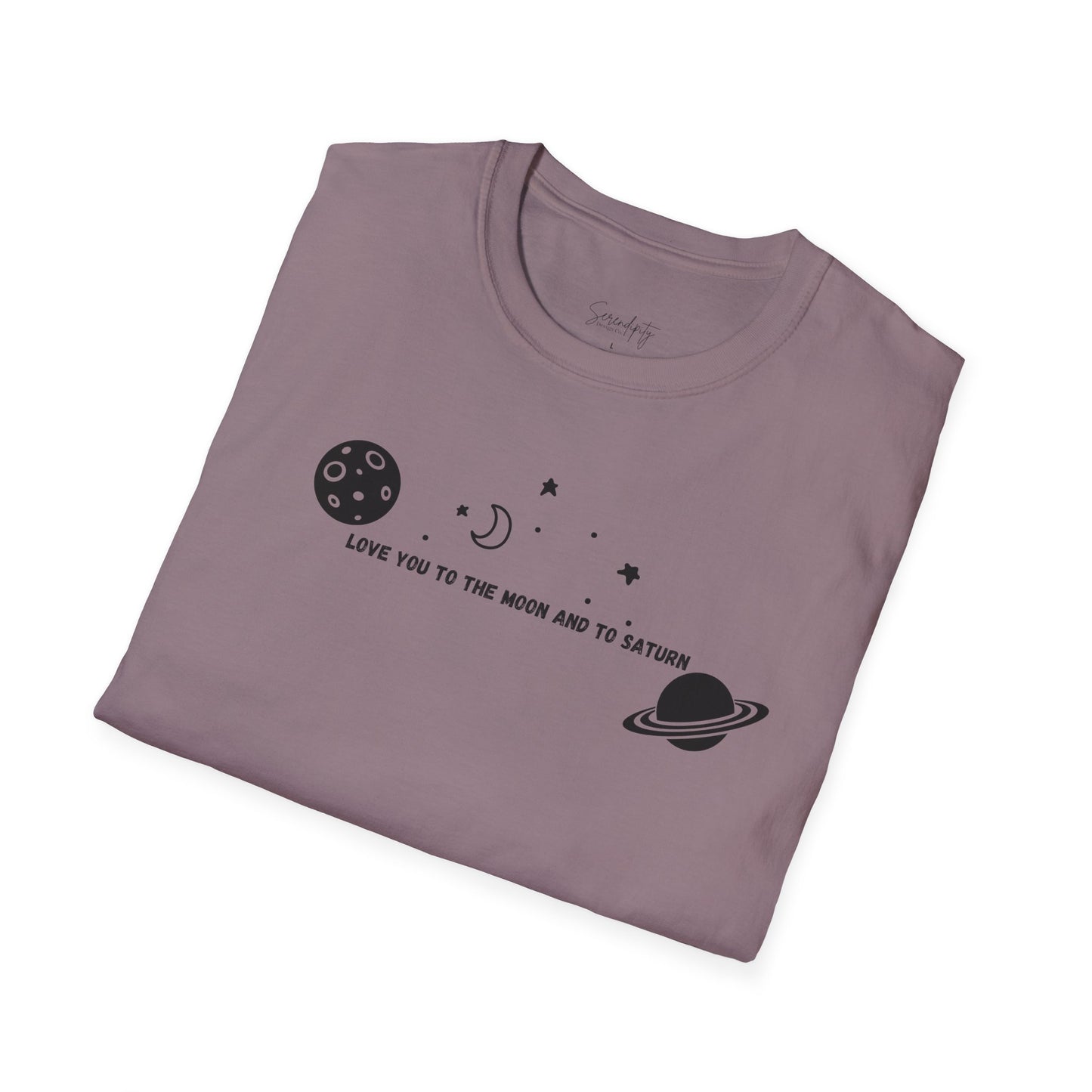 Love You to the Moon and to Saturn Soft Style Tee