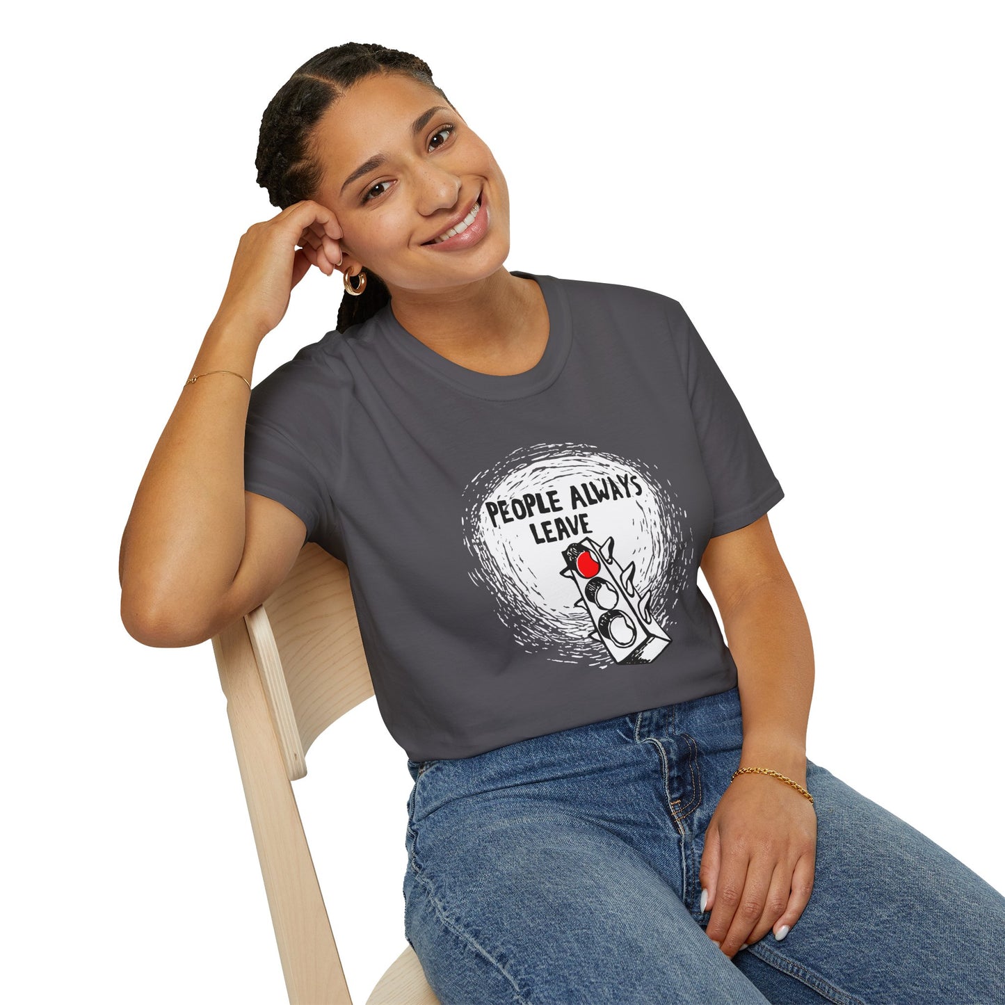 People Always Leave Soft Style Tee