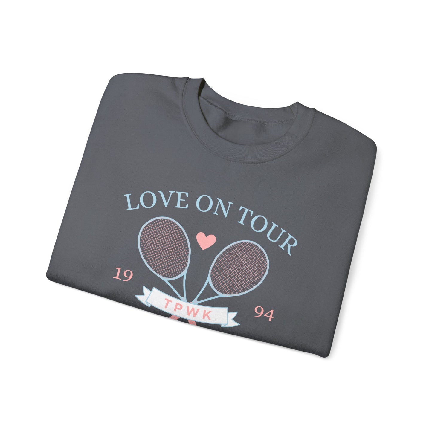 Love On Tour Tennis Club Crewneck Sweatshirt
