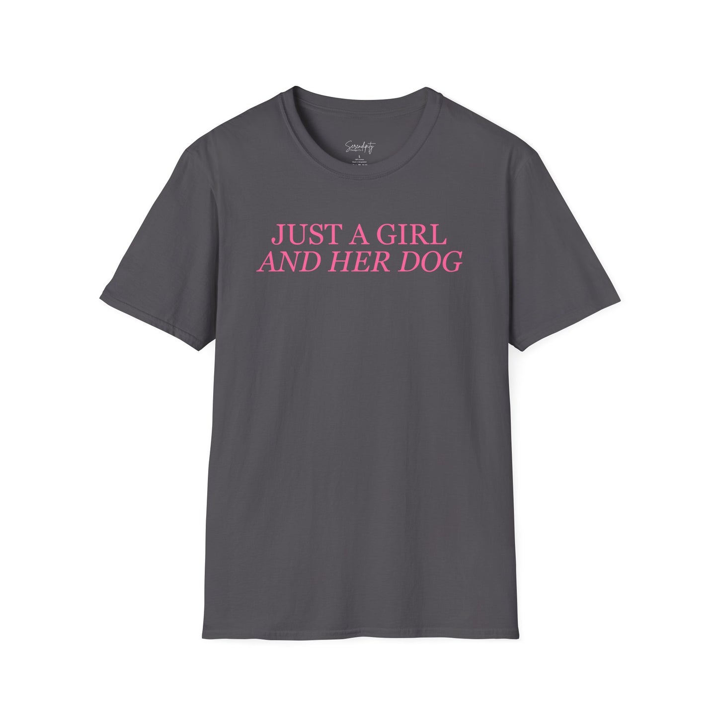 Just a Girl and Her Dog Soft Style Tee