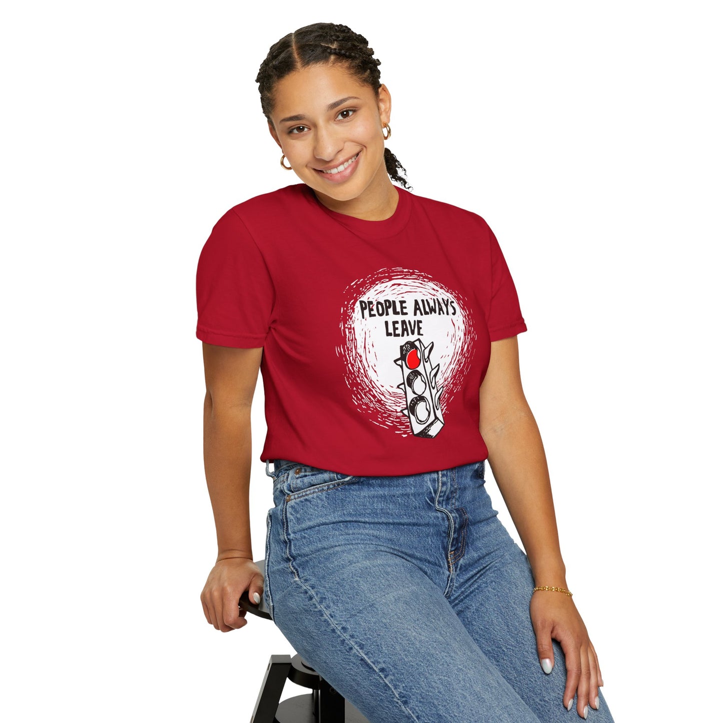 People Always Leave Comfort Colors Tee