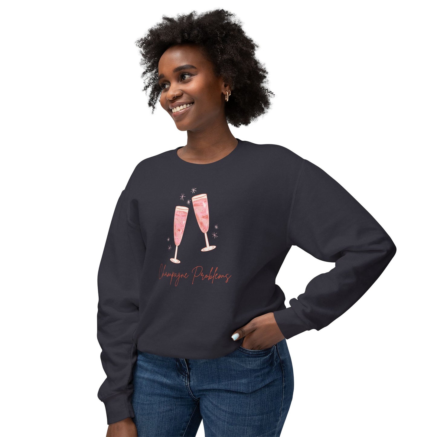 Champagne Problems Comfort Colors Sweatshirt