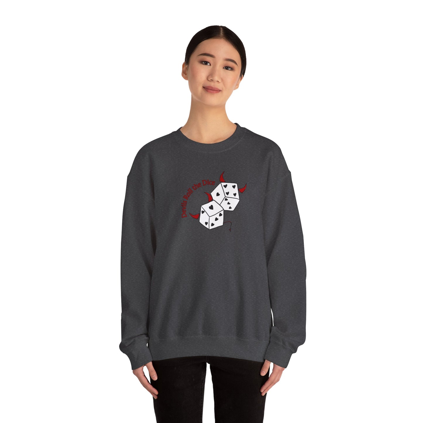 Devils Roll The Dice Crewneck Sweatshirt