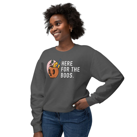 Here For The Boos Comfort Colors Sweatshirt