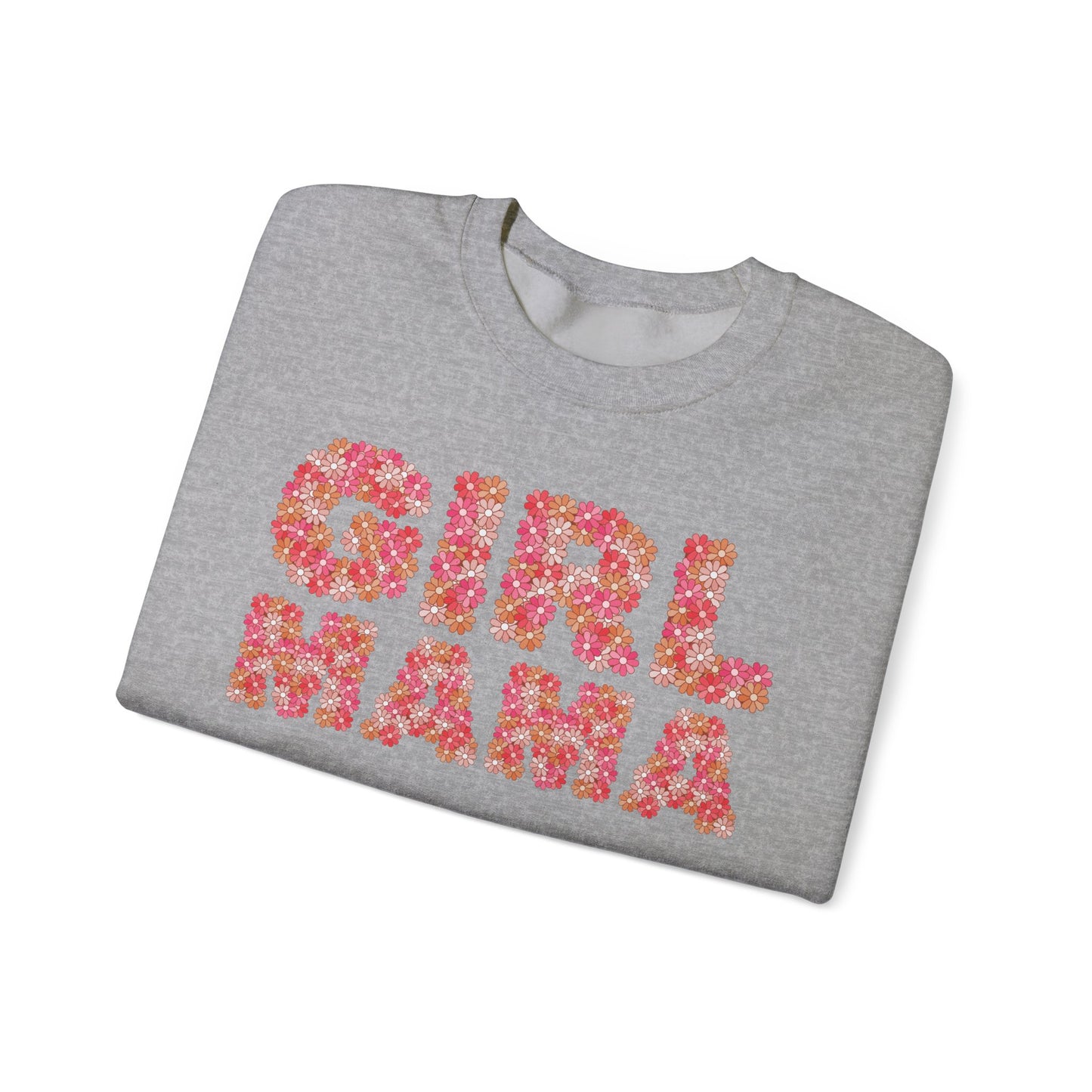 Girl Mama Floral Crewneck Sweatshirt