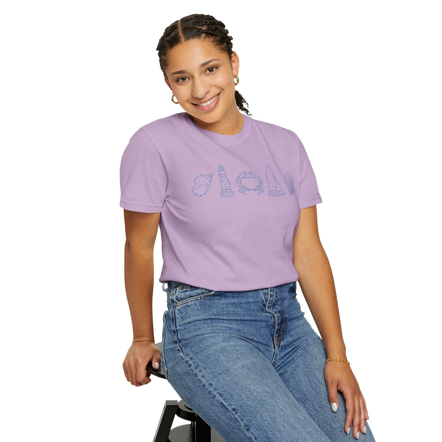 New England Aesthetic Comfort Colors Tee