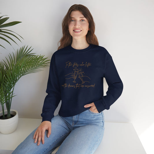 To The Stars Who Listen Crewneck Sweatshirt