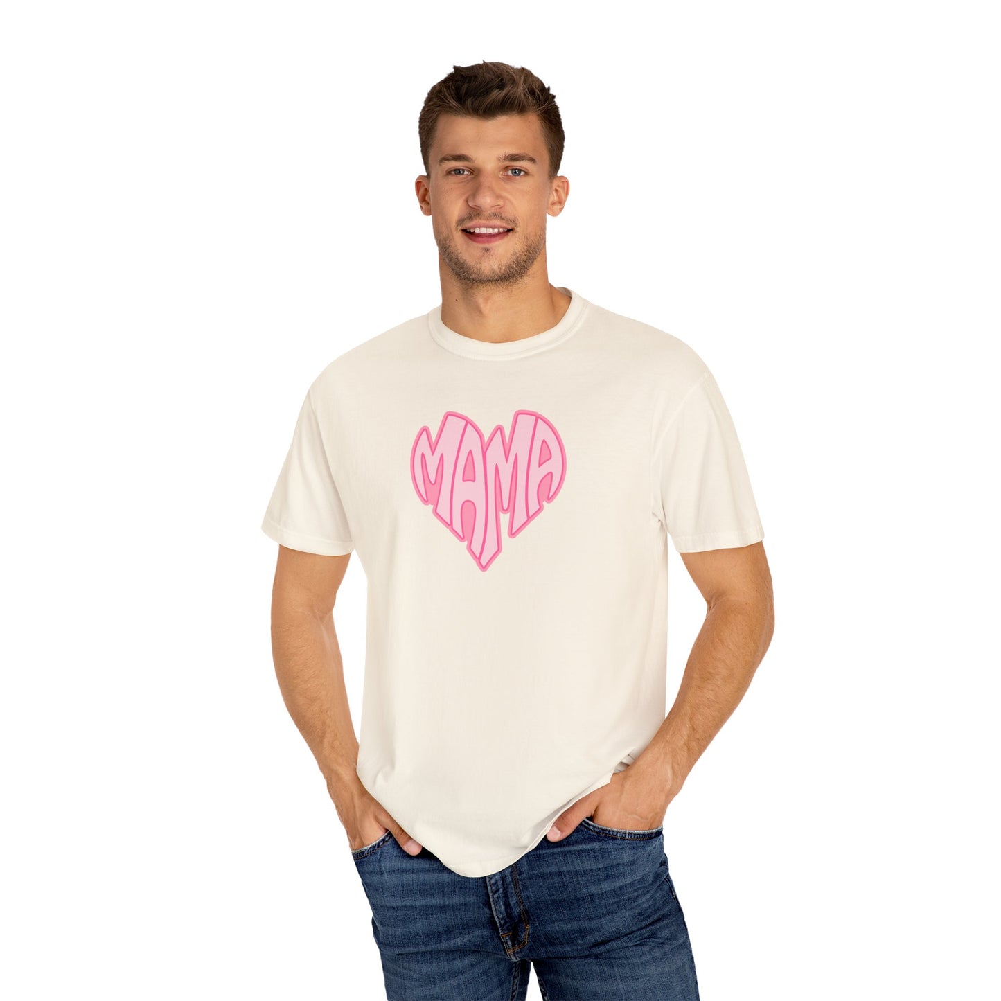 Mama Heart Comfort Colors Tee