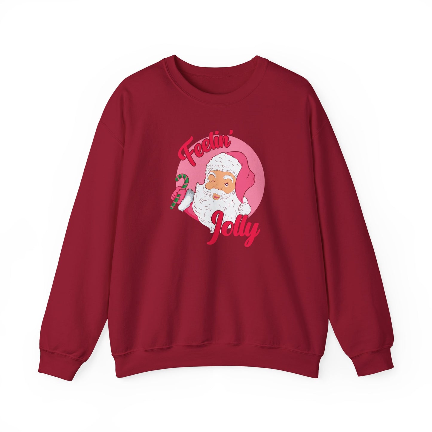 Feelin' Jolly Santa Crewneck Sweatshirt