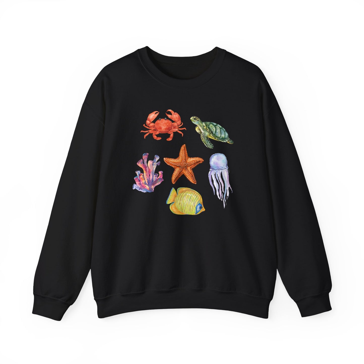 Ocean Creatures Crewneck Sweatshirt