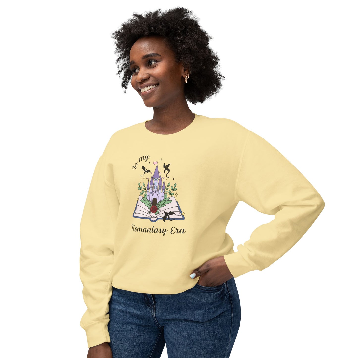 In My Romantasy Era Comfort Colors Sweatshirt